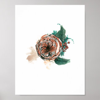 Wildflower: Peony Poster