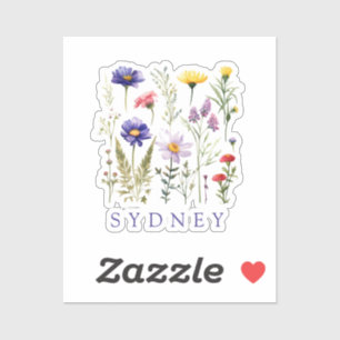 Wildflower Personalized Name