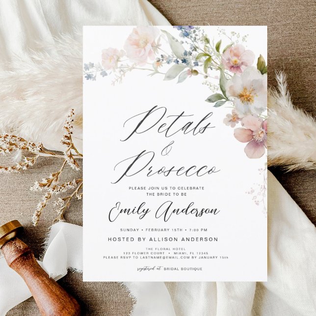 Wildflower Petals & Prosecco Bridal Shower (Creator Uploaded)