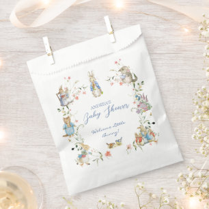 Wildflower Peter the Rabbit Baby Shower  Favour Bags