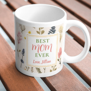Wildflower Photo Best Mom Ever Mug