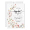 Wildflower Pink Floral Bridal Shower Invitation