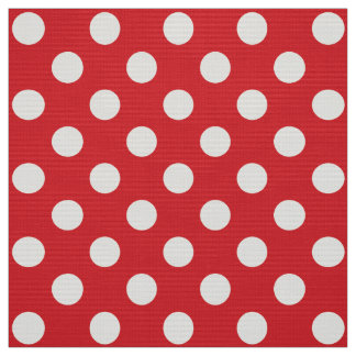 WILDFLOWER - Polka Dots on Valentine or Xmas Red Fabric