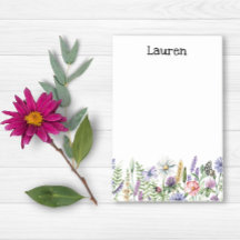 Wildflower Post-it Notes