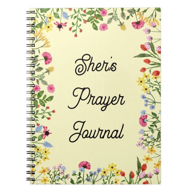 Wildflower Prayer Journal (Front)