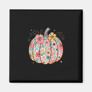 Wildflower Pumpkin Season Thanksgiving Autumn Leav Magnet