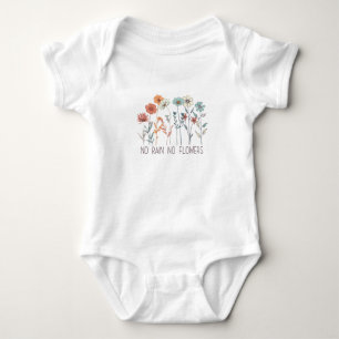 Wildflower Quote Baby Bodysuit
