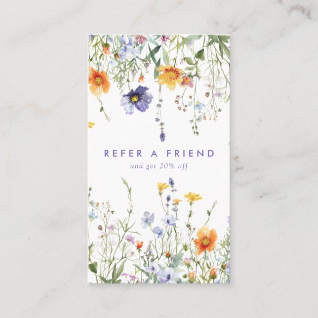 Wildflower Referral Card (Front)