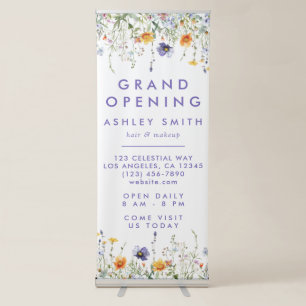 Wildflower Retractable Banner