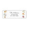 Wildflower Return Address Label