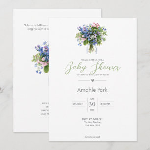 Wildflower Reverie Baby Shower Invitation