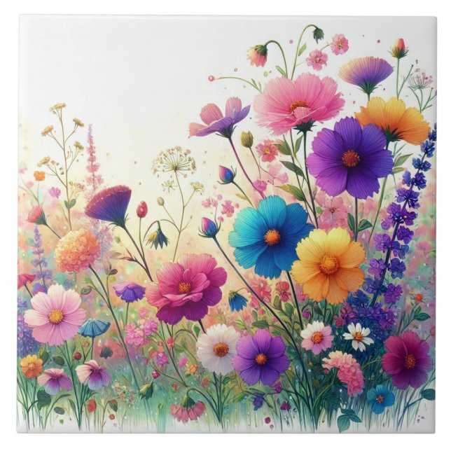 Wildflower Rhapsody Tile (Front)