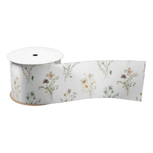 Wildflower Ribbon Satin Ribbon