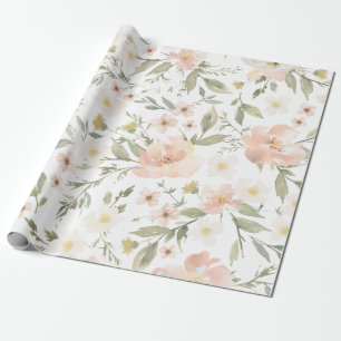 Wildflower Romance Wrapping Paper