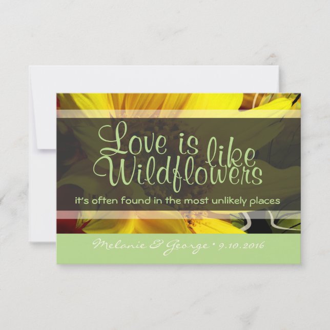 Wildflower RSVP Card (Front)