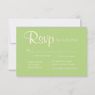 Wildflower RSVP Card