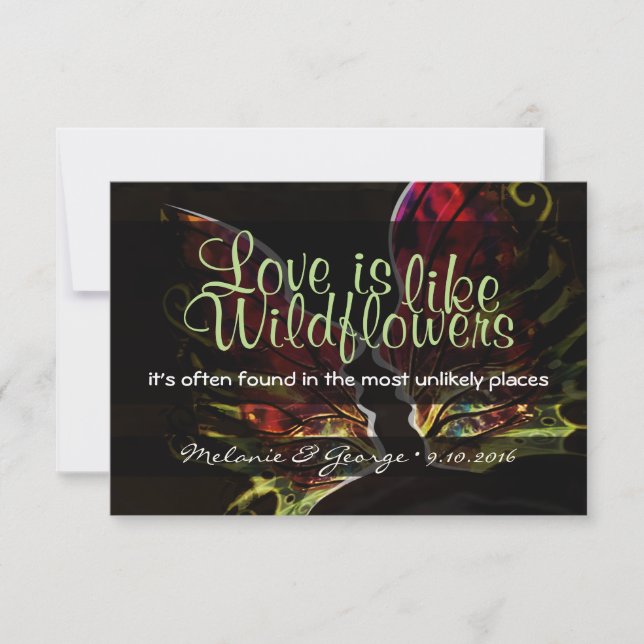 Wildflower RSVP Card (Front)