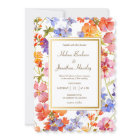 Wildflower Rustic Boho Floral Elegant Wedding