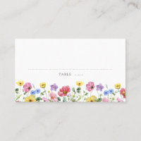 Wildflower Rustic Chic Floral Boho Country Wedding