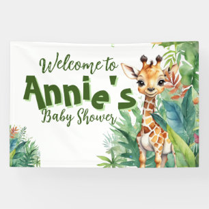 Wildflower Safari: Nature-Inspired Baby Shower Banner