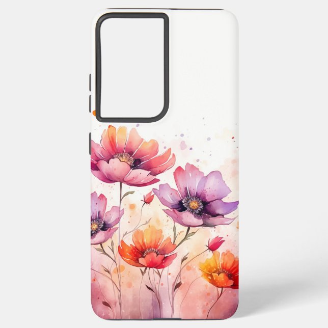 Wildflower  samsung galaxy s21+ case (Back)