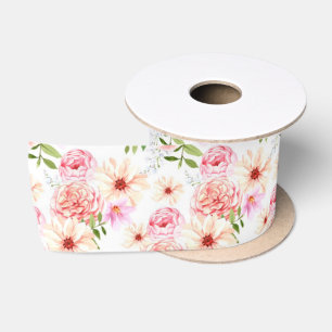  Wildflower Satin Ribbon