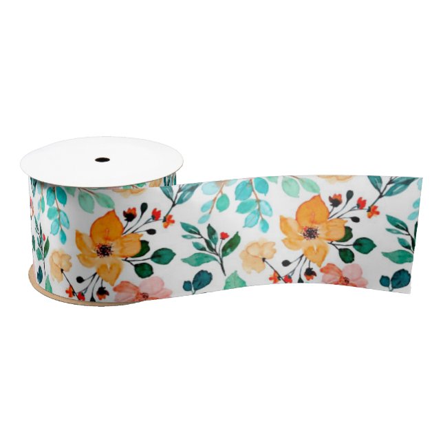  Wildflower Satin Ribbon (Spool)