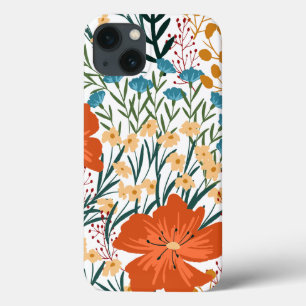 Wildflower Seamless Pattern iPhone 13 Case