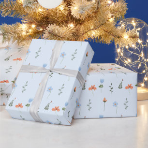 Wildflower Seamless Pattern Wrapping Paper
