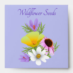 Wildflower Seed Packet Envelope
