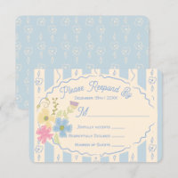 Wildflower Seed Packet Hand Drawn RSVP Response