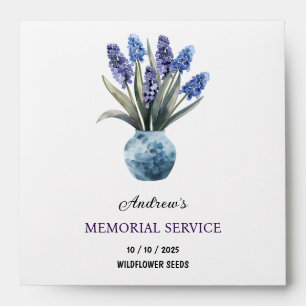Wildflower Seeds Memorial Tribute  Envelope