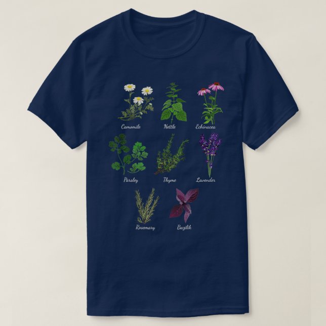 Wildflower Shirt Plant Flower Gardening Gift TShir (Design Front)