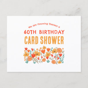 Wildflower Shower by Mail Birthday Card Shower