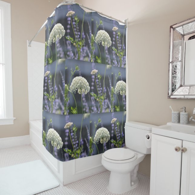 Wildflower Shower Curtain (In Situ)