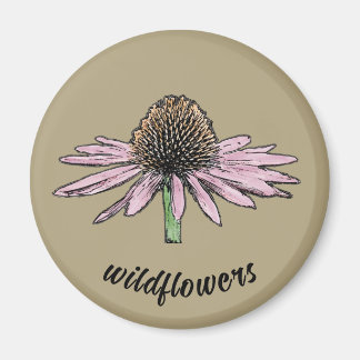Wildflower Sketch Magnet