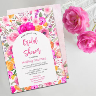 Wildflower Spring Bridal Shower Invitation