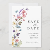 Wildflower Spring Summer Wedding 