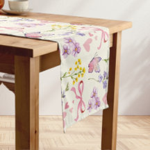 Wildflower Spring Table Runner