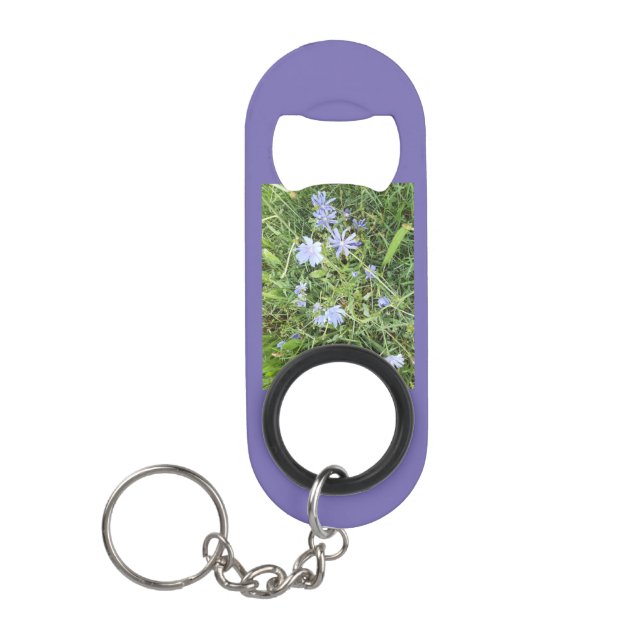 Wildflower Stainless Steel Bottle Opener (Front)