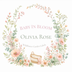 Wildflower Stickers Baby In Bloom