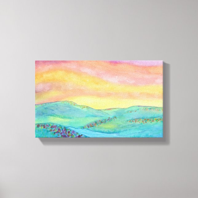 Wildflower Sun Canvas Print (Front)