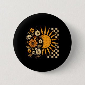 Wildflower Sun Thanksgiving Autumn Fall Yall 6 Cm Round Badge
