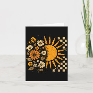 Wildflower Sun Thanksgiving Autumn Fall Yall Card