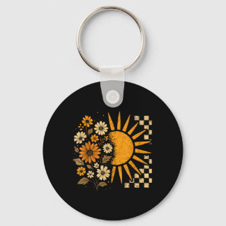 Wildflower Sun Thanksgiving Autumn Fall Yall Key Ring
