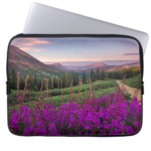 Wildflower Sunrise   Crested Butte, Colorado Laptop Sleeve