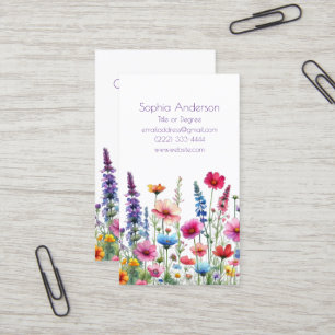 Wildflower Symphony-Business Cards