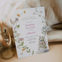 Wildflower Tea Party Birthday