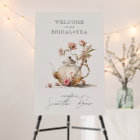 Wildflower Tea Party Bridal Shower Welcome Sign