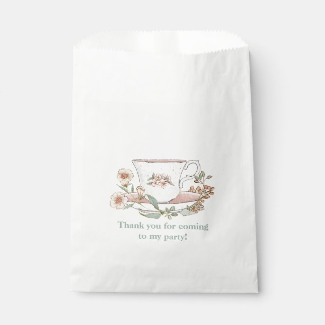 Wildflower Tea Party Favour Bags (Front)